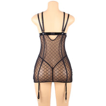 Load image into Gallery viewer, Comeondear Lace Gartered Lingerie Mesh Erotische Lingerie