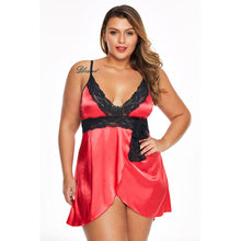 Load image into Gallery viewer, Plus Size Sexy Lingerie Homewear Women&#39;s Lace Lace Pajamas For Fat Girls