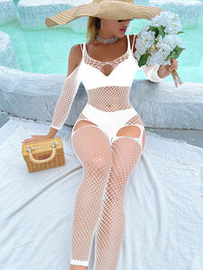 Sexy Underwear One-piece Fishnet Clothes Uniform