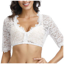 Load image into Gallery viewer, Cross-border Halloween Beer Festival Base Lace Stitching Small Shirt Top