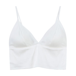 Women's Silk Underwear Seamless Beautiful Back Underwired Bra