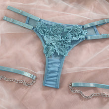 Load image into Gallery viewer, Underwear Suit Water Soluble Lace Chain Gather Suit