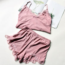 Load image into Gallery viewer, Summer Thin Lace Suit Comfortable Homewear Suit
