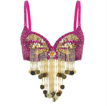 Load image into Gallery viewer, Belly Dance Bra Costume Dancing Dress