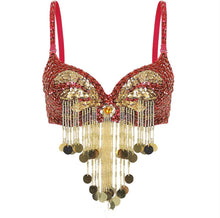 Load image into Gallery viewer, Belly Dance Bra Costume Dancing Dress