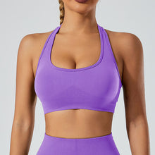 Load image into Gallery viewer, U-collar Halter Bra Outer Wear Shockproof Running Fitness Clothes Sports Underwear