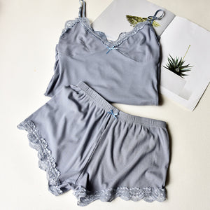 Summer Thin Lace Suit Comfortable Homewear Suit