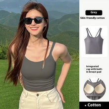 Load image into Gallery viewer, Fixed Cup Sleeveless Casual Bottoming Top