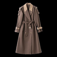 Load image into Gallery viewer, Trench Coat Women&#39;s Mid-length Casual Fashion Over The Knee Overcoat