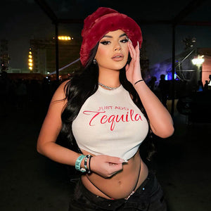 Sexy Crop Top Bottoming Inner Wear Outer Wear Top