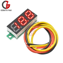 Load image into Gallery viewer, 0.28 inch DC LED Digital Voltmeter 0-100V Voltage Meter Auto Car Mobile Power Voltage Tester Detector 12V Red Green Blue Yellow