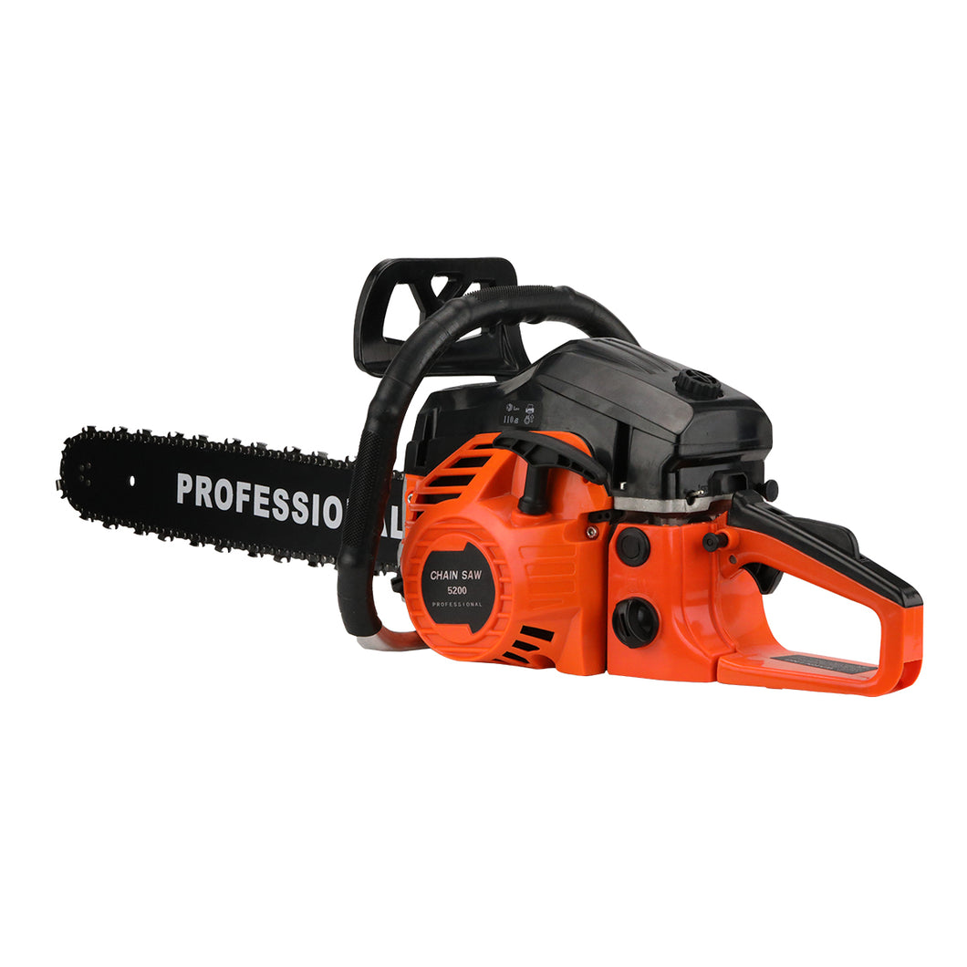 US direct free shipping oil chiansaw 5200 62CC Gas Powered Chain saws, 20Inch 3.5HP 2-Stroke Gasoline Chain Saw with for Tree Stumps, Limbs, Tree Felling, and Firewood Cutting