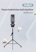 Load image into Gallery viewer, Free shipping osherhome Badminton Training Machine Automatic Badminton Serve Equipment Practice Device Intermediate Solo Trainer Shuttlecocks Feeder Shooter wit