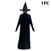 Load image into Gallery viewer, 1.7m Light-Up Witches with Stakes Halloween Decorations Outdoor Holding Hands Screaming Witches Sound Activated Sensor Decor