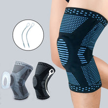 Load image into Gallery viewer, 1 PC Silicone Padded Knee Pads Supports Brace Basketball Fitness Meniscus Patella Protection Kneepads Sports Safety Knee Sleeve