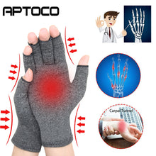 Load image into Gallery viewer, 1 Pair Compression Arthritis Gloves Premium Arthritic Joint Pain Relief Hand Gloves Therapy Open Fingers Compression Gloves