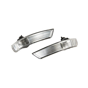1 Pcs / Pair of Mirror Turn Signal Corner Light Lamp Cover Shade Screen for Ford Focus 2 3 Mondeo 2008 2009 2010 2011