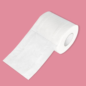 1 Roll Toilet Paper No Fluorescent Agent Soft Stronge 4-Ply Sheets Bath Tissue