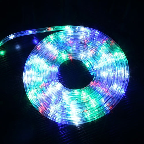 10-40M LED Strip lights Outdoor Street Garland Safe Voltage Rope String Lights Decorations for House Garden Fence Christmas Tree