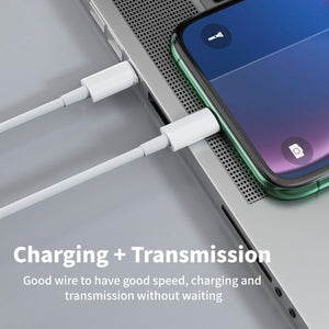 10 Piece 2M USB C Cable Charging PD Charger Type C 20W Quick Charge Wire for ios Phone Cable for phone 14 13 12 11