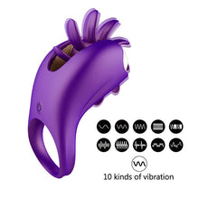 Load image into Gallery viewer, 10 Speed Rotation Oral Vibrator Tongue Licking Vagina Clitoris Stimulate G-spot Massage Sex Toys for Men Couple Adult