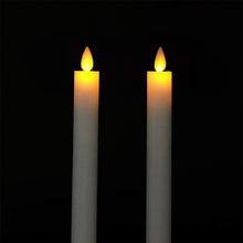 Load image into Gallery viewer, 10 pieces Taper Candles And 5 Remotes,Yellow or Warm white light Remote or not Remote Battery LED Fake Battery Operated Candles