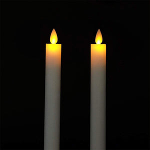 10 pieces Taper Candles And 5 Remotes,Yellow or Warm white light Remote or not Remote Battery LED Fake Battery Operated Candles