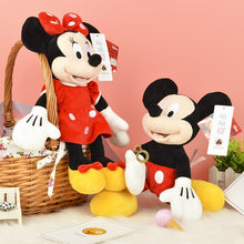 Load image into Gallery viewer, 100% Original Disney Stuffed Animals Plush Mickey Minnie Mouse Daisy Donald Duck Toy Dolls Birthday Christmas Gifts Children Kid