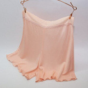 100% Silk Safety Short Pants Sexy Lace Underpants Panties Knickers Femme Boxer Shorts Briefs Culotte