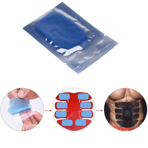 100Pcs Replacement Abs Gel Pads Muscle Electric Stimulator Body Training Device Gel Pads for EMS Abdominal ABS Trainer Gel Patch