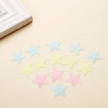 Load image into Gallery viewer, 100pcs Luminous Wall Stickers Glow In The Dark Stars Sticker Decals for Kids Baby rooms Colorful Fluorescent Stickers Home decor