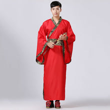 Load image into Gallery viewer, 10Color Mens Hanfu Traditional Chinese Clothing Ancient Costume Festival Outfit Stage Performance Clothing Folk Dance Costumes