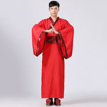 Load image into Gallery viewer, 10Color Mens Hanfu Traditional Chinese Clothing Ancient Costume Festival Outfit Stage Performance Clothing Folk Dance Costumes