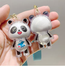 Load image into Gallery viewer, Keychain Panda Doll,Cute Hang key Bag, Decoration, Gift, Unisex,White,Car Keychain,Wholesale key strap