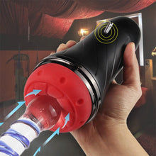 Load image into Gallery viewer, Automatic Male Masturbator Cup Real Vagina Pocket Pusssy Blowjob Machine Vibrator Adult Sexy Toys for Man Mastubators Tool