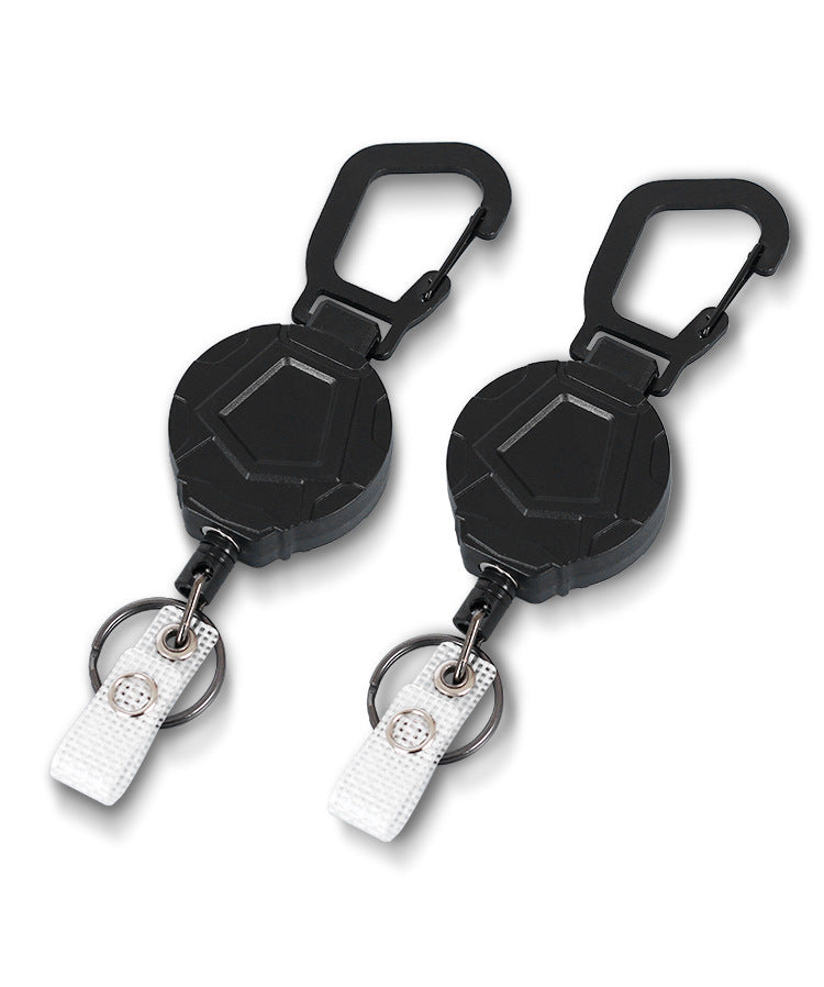 30PCS Heavy Duty Retractable Keychain with Belt Clip, Retractable ID Badge Reel, Retractable Badge Holder with 31.5” Steel Cord and Key Ring, 9.0oz, 2-Pack