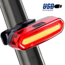 Load image into Gallery viewer, 120Lumens Bicycle Rear Light USB Rechargeable Cycling LED Taillight Waterproof MTB Road Bike Tail Light Flashing For Bicycle
