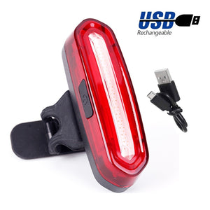 120Lumens Bicycle Rear Light USB Rechargeable Cycling LED Taillight Waterproof MTB Road Bike Tail Light Flashing For Bicycle
