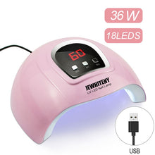 Load image into Gallery viewer, 120W Nail Dryer UV LED Lamp For Gel Varnish Nails Gel Polishing 30S/60S/90S Timing Lamp Nail Dryer For Drying Nail Art Tool