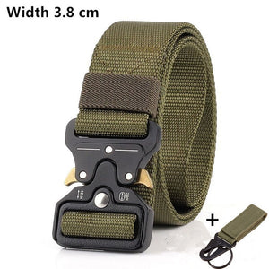 125-140long big size Belt Male Tactical military Canvas Belt Outdoor Tactical Belt men's Military Nylon Belts Army ceinture hom