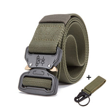 Load image into Gallery viewer, 125-140long big size Belt Male Tactical military Canvas Belt Outdoor Tactical Belt men&#39;s Military Nylon Belts Army ceinture hom