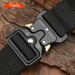 125-140long big size Belt Male Tactical military Canvas Belt Outdoor Tactical Belt men's Military Nylon Belts Army ceinture hom