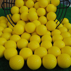 12Pcs Foam Practice Golf Balls Yellow Green Orange Golf Training Balls Outdoor Indoor Putting Green Target Backyard Swing Game