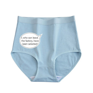 12pcs Women High Waist Panties Plus Size Lingeries Female Breathable Cotton Underwear Comfortable Ladies Girls Briefs M-XXXL