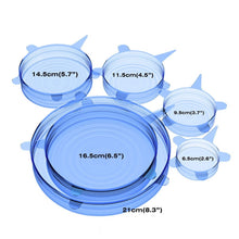 Load image into Gallery viewer, 12ps/set Food Fresh Keeping Silicone Lids Durable Reusable Food Save Cover Heat Resisting Fits All Sizes and Shapes of Container