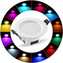 Load image into Gallery viewer, 16 Colors Spot Led Smart Downlight RGB/WW/CW LED Ceiling Round Downlight Led Downlight Bluetooth APP Control Smart Light