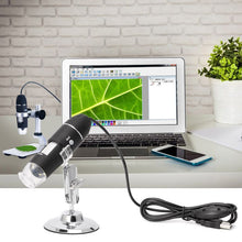 Load image into Gallery viewer, 1600X USB Digital Microscope Camera Endoscope 8LED Magnifier with Metal Stand