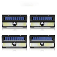 Load image into Gallery viewer, 190 LED Solar Lights Outdoor Solar Lamp with PIR Motion Sensor Alert Flashing Waterproof Warning Light for Courtyard Garden Yard