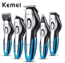 Load image into Gallery viewer, Free shipping KEMEI KM-5031 Fast Charing Global Voltage Waterproof Electric Cordless Nose Hair Trimmer Men Clipper