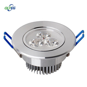 1pcs/lot 3W Ceiling downlight Epistar LED round ceiling lamp Recessed Spot light AC85-265V for home illumination
